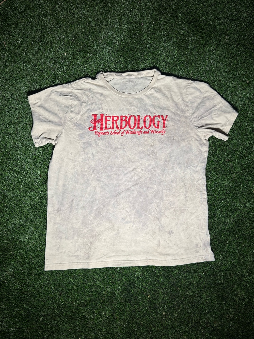 Harry Potter Herbology Graphic T-Shirt Women’s Large Gray Hogwarts